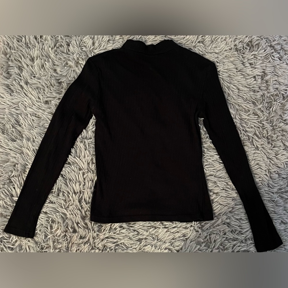 Black Turtleneck Shirt
